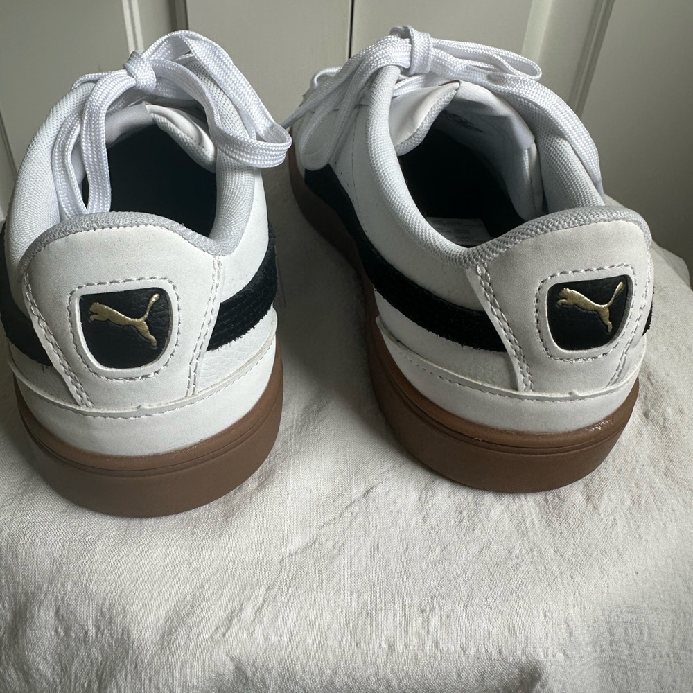 Puma Vikky Platform White Black Gum Women's Sneaker - Picture 6 of 10